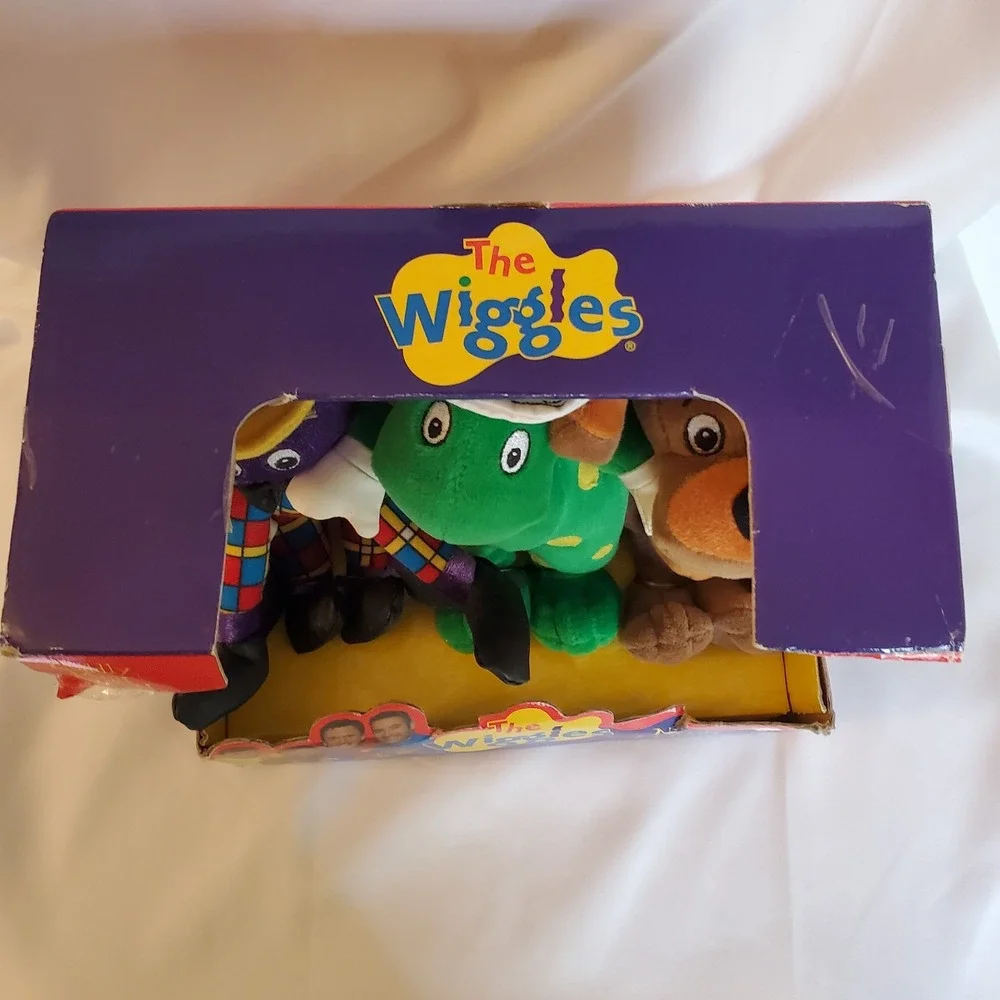 The Wiggles Mini Friends Henry Octopus Dorothy Dinosaur Wags Dog Plush Toys 2003